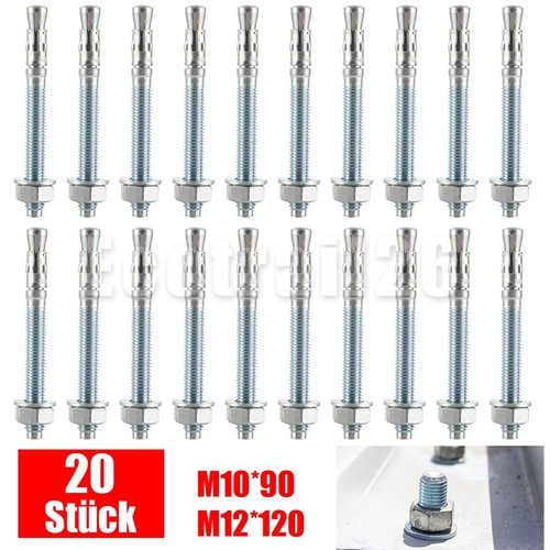 20x stahlanker m10 m12 - 20x,