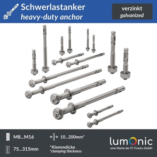 M16 keilanker bolzenanker - m8,