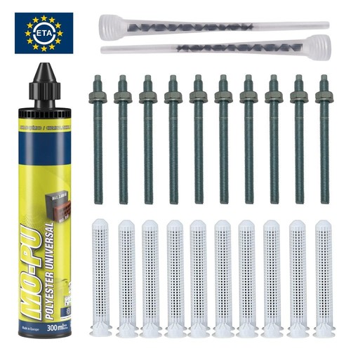 Set injektionsmörtel 10x - injektionsmörtel, +