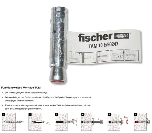 Fischer schwerlastanker tam - fischer,