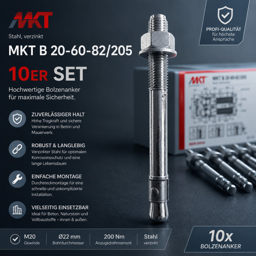 Mkt bolzenanker 82 - mkt, 20-60-82/205