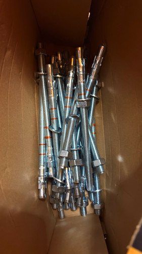 24x m12x220mm bolzen stahl - 24x,